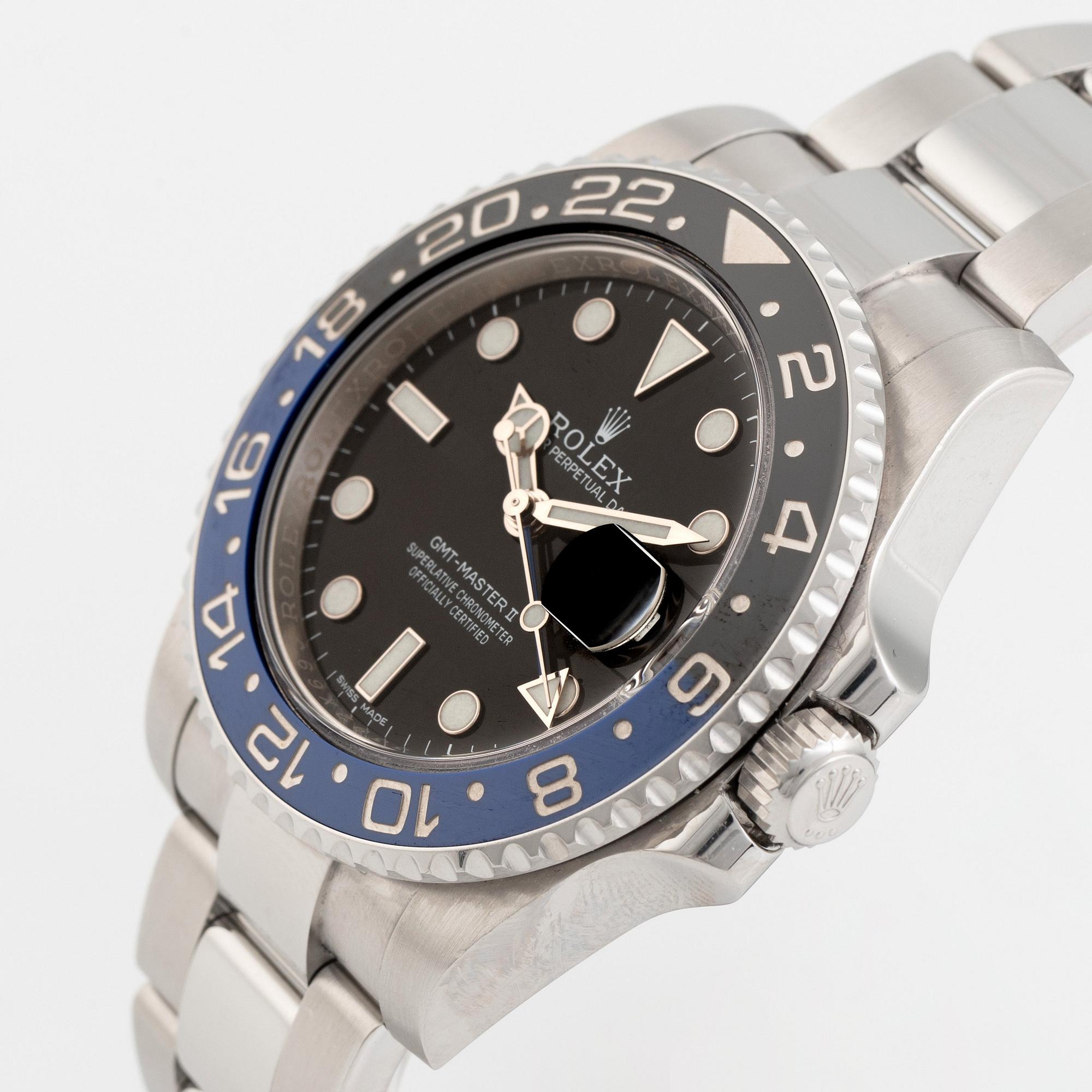 Rolex, GMT-Master II, "Batman", ca 2015.