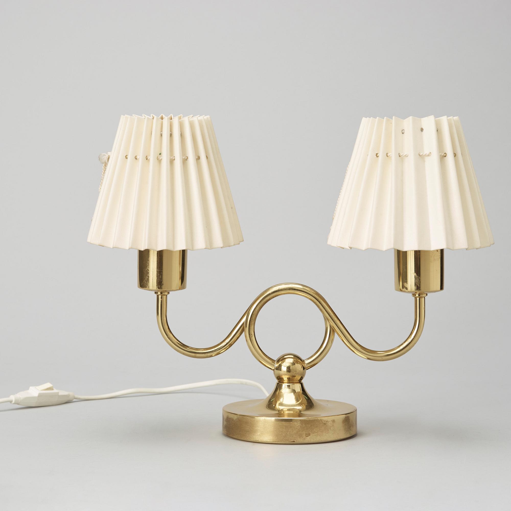 JOSEF FRANK, a brass table lamp model 2483 "Smycket" for Firma Svenskt Tenn.