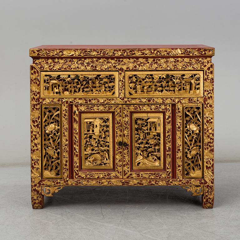 A 20th century Chinese cabinet.