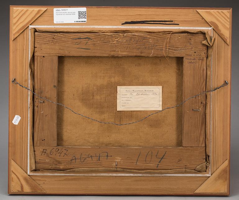 PER EKSTRÖM, olja på duk. Signerad och daterad 1896.