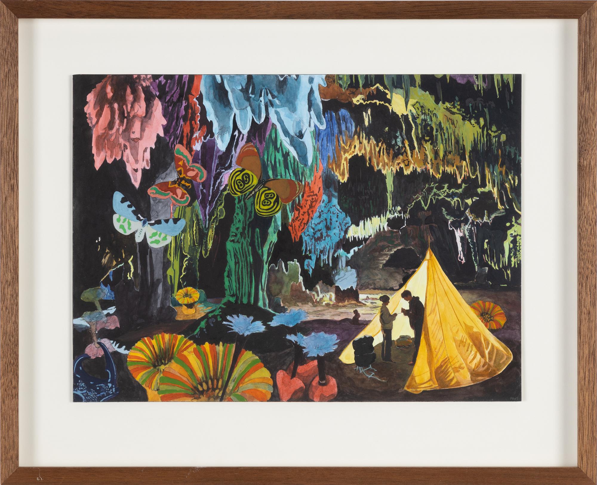 Anders Romare, watercolour on paper, signed and dated -07.