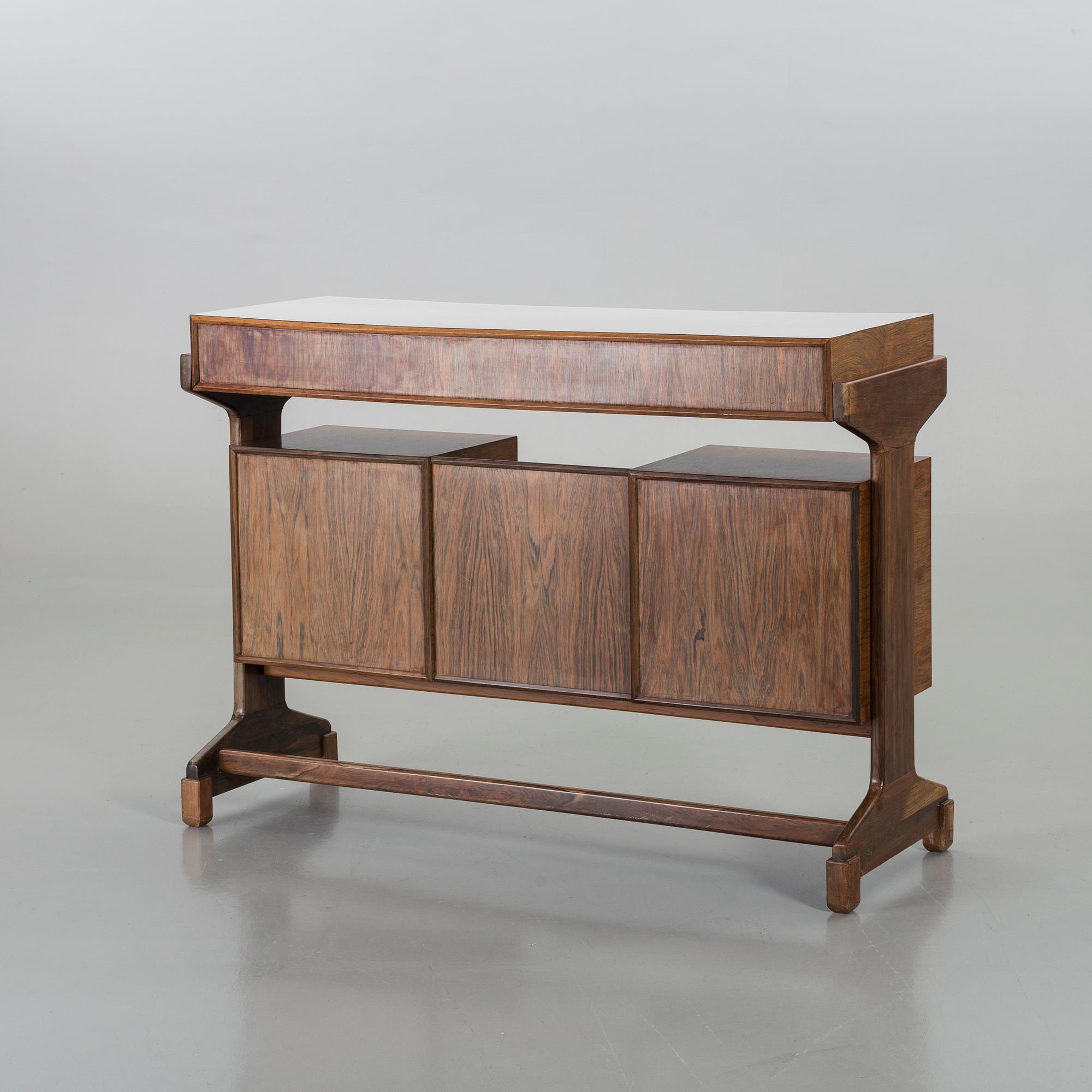 A Jean Gillon counter/cocktail cabinet, WoodArt Brazil, 1960:s.