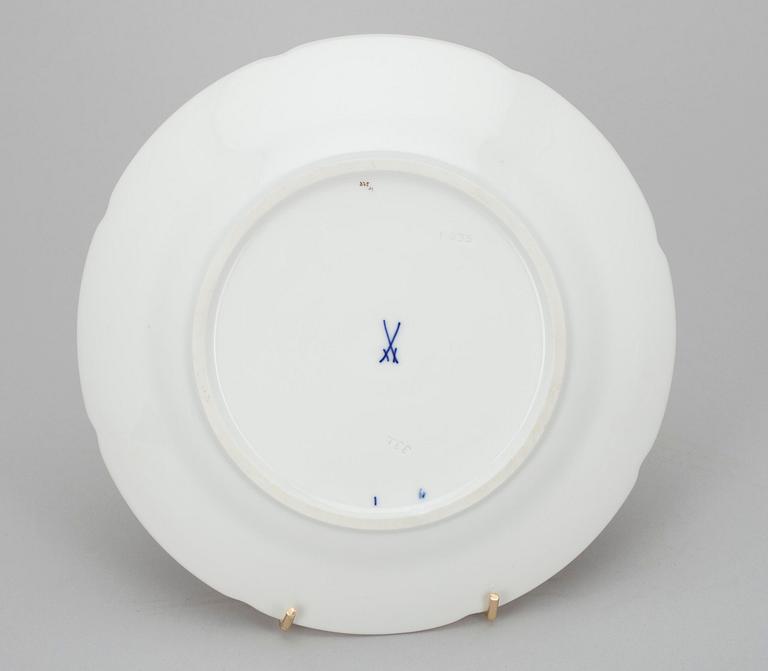 KAFFESERVIS, 15 delar, porslin, Meissen 1900-tal.