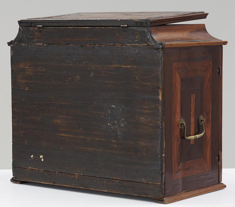 A Baroque circa 1700 miniature cabinet.