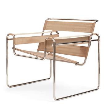 221. Marcel Breuer, fåtölj, "B3", Standard Möbel, Tyskland ca 1927-1928.