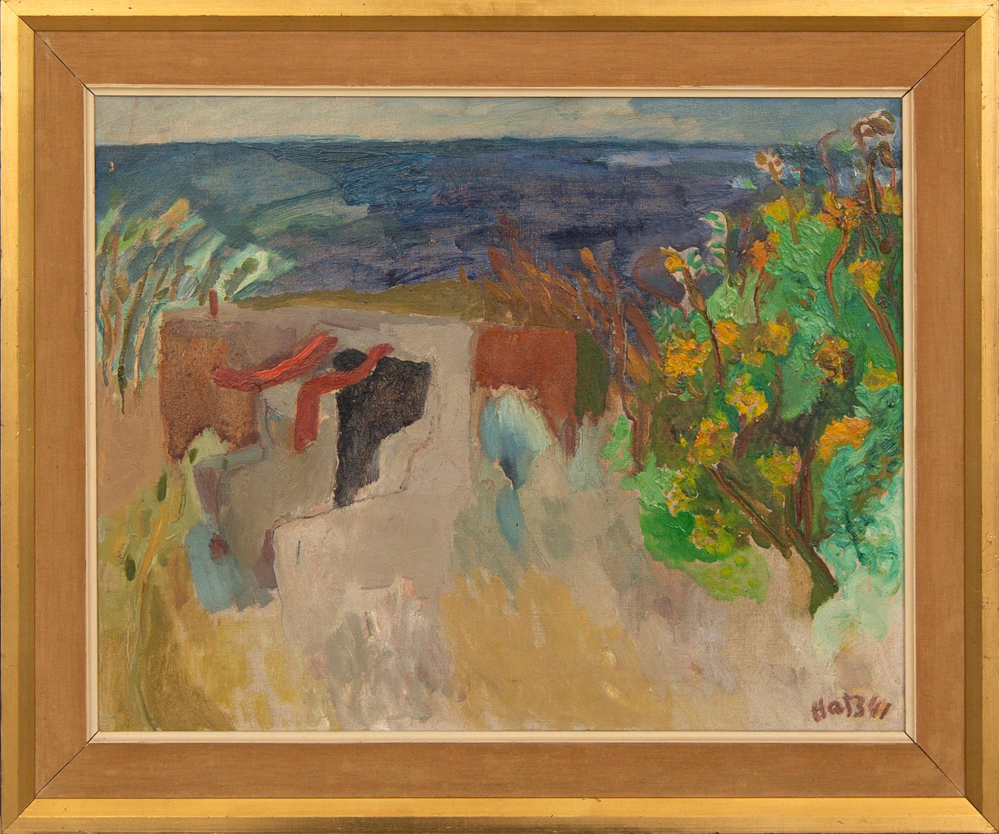 Felix Hatz, oil on canvas, signed and dated -41.