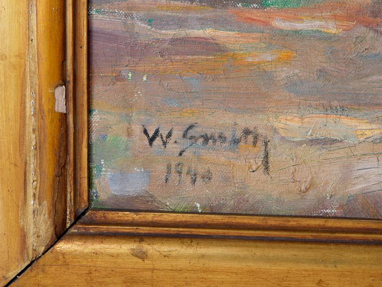 SMITH, WILHELM. Olja på duk, sign o dat 1940.