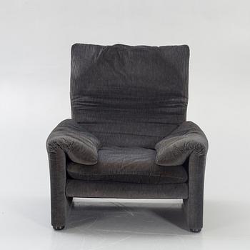 Vico Magistretti, armchair "Maralunga", Cassina late 20th century.