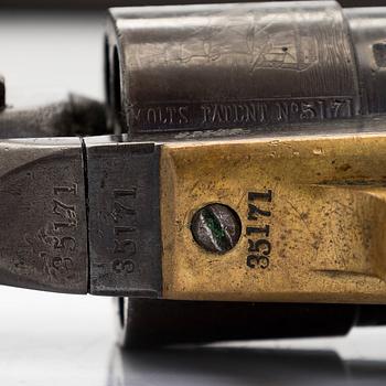 A Colt 1860 Army percussion revolver, serial no. 35171, manufactured 1862. Certificate included.