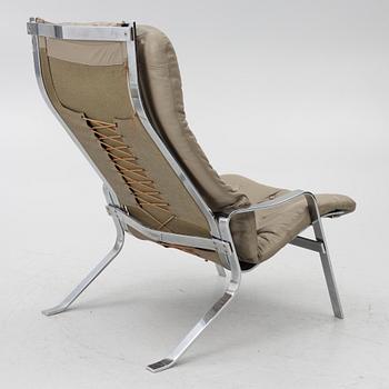 Erling Revheim, fåtölj samt fotpall "Relax", Hove möbler 1970-tal.