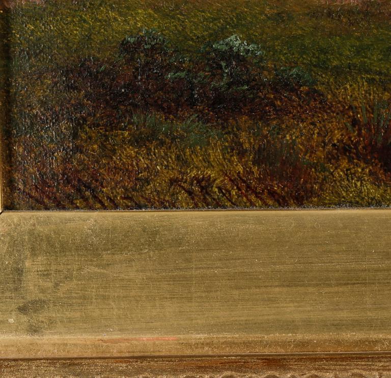 WILLIAM MELLOR, olja på duk, signerad.