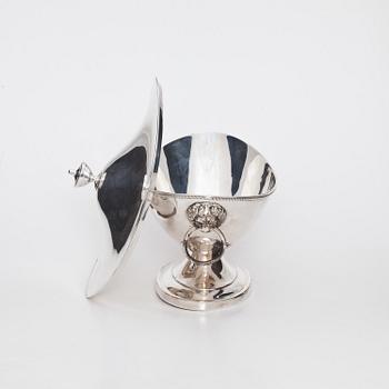 SOCKERSKÅL, pläter, empire-stil, England, 1900-tal.