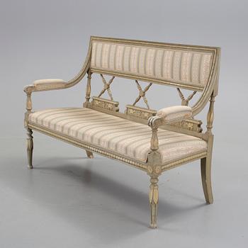 SOFFA, gustaviansk stil, sent 1800-tal.