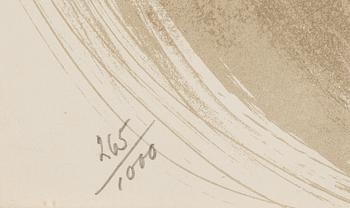 Marc Chagall, efter färglitografi, bär numrering 265/1000 med blyerts.