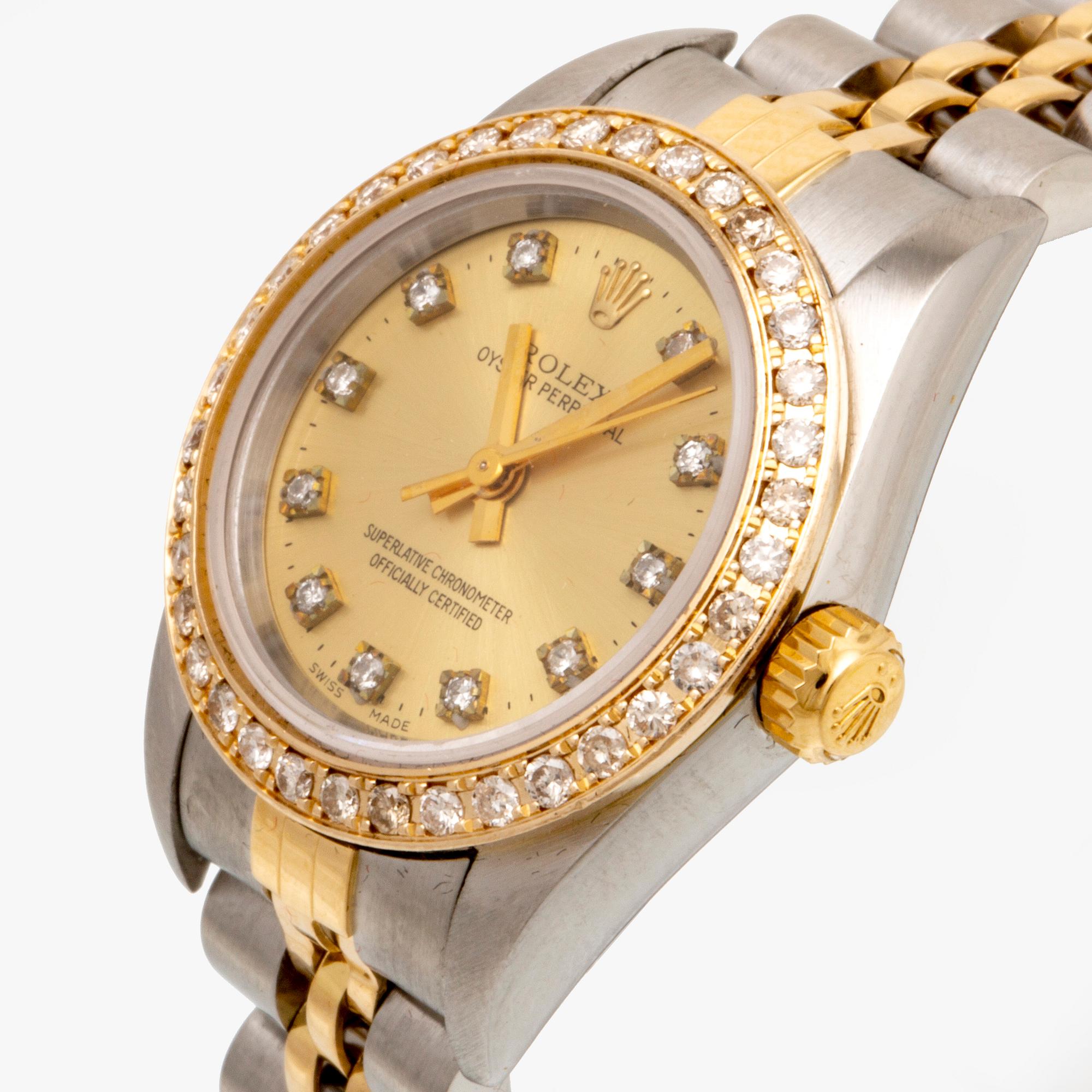 Rolex Oyster Perpetual, armbandsur 25 mm.