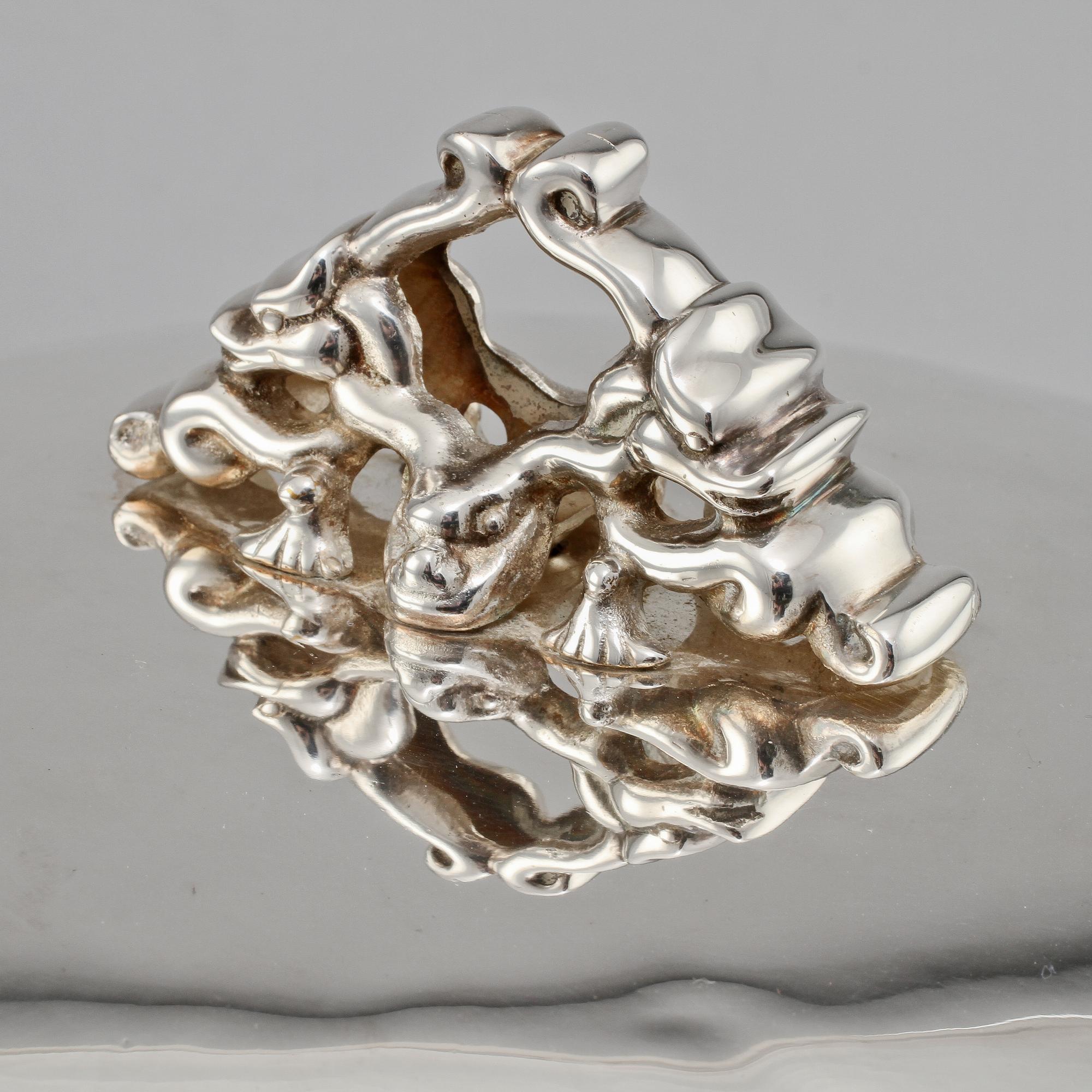 LOCKKAROTT, silver, 1900-tal. Vikt 1900 g.