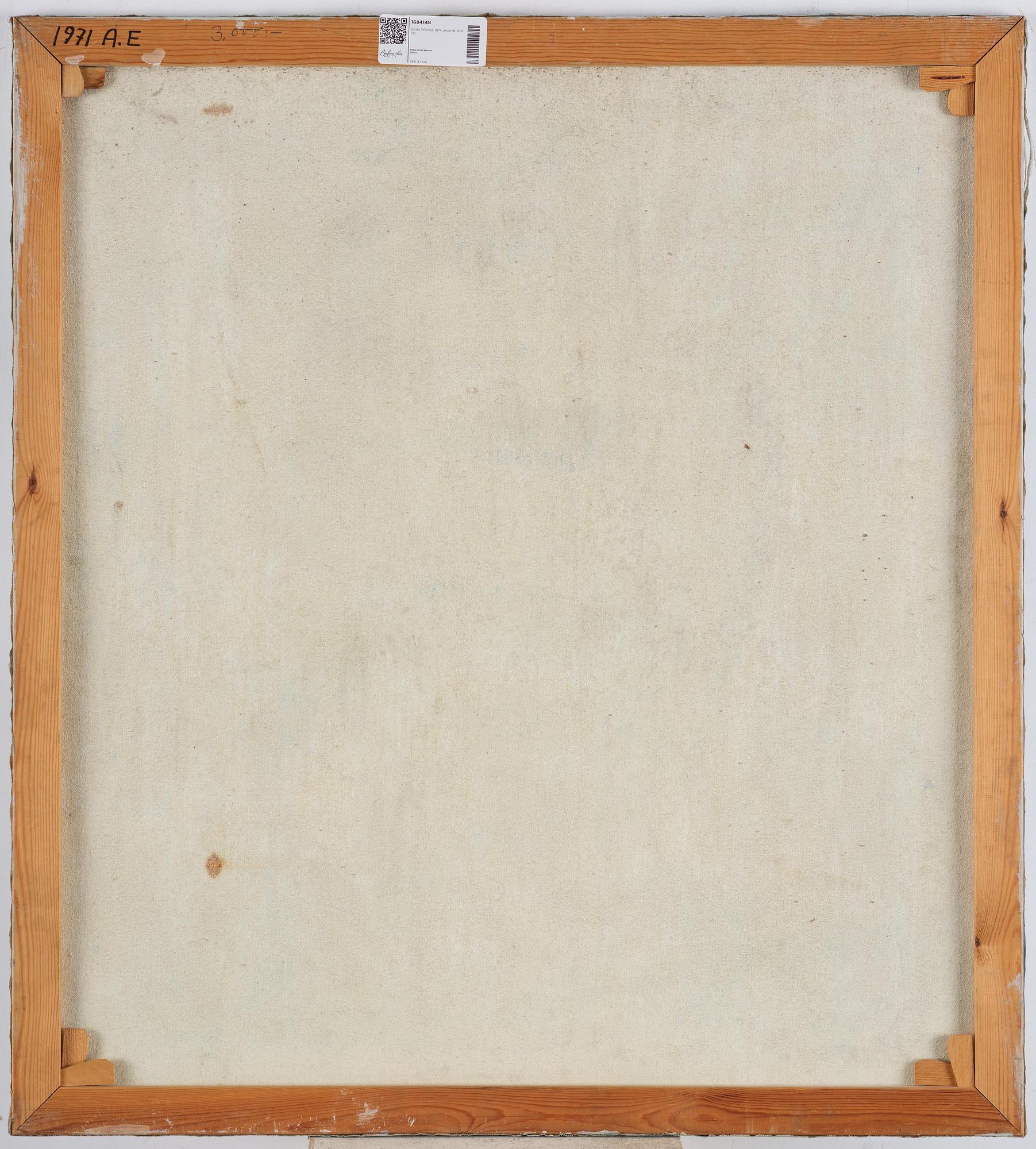 Gösta Werner, Untitled.