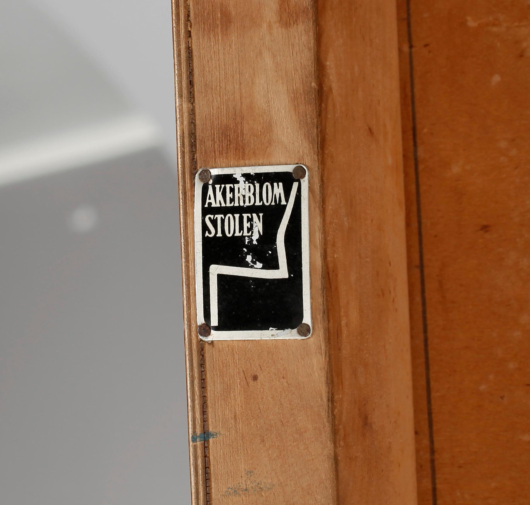 STOLAR, 6 st, Carl-Axel Acking, 1900-talets mitt-andra hälft.