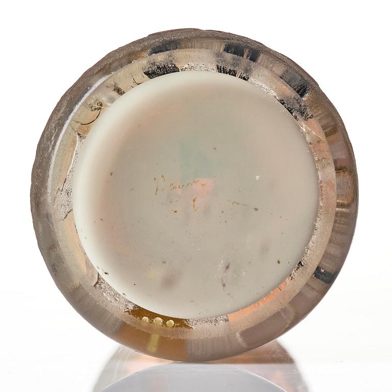 Daum Frères, an Art Nouveau cameo glass vase, Nancy, France.