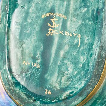 3 bowls by Josef Ekberg for Gustavsberg, 1920´s/30´s.