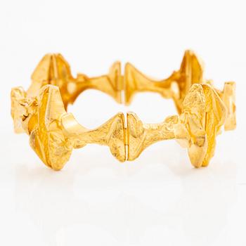 Björn Weckström, a bracelet "Borealis", 18K gold, Finland. For Lapponia.