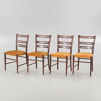 Four "Boulevard" chairs by Gemla from the second half of the 20th century.