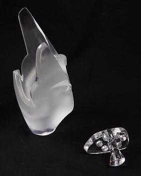 VAS, glas, Lalique, Frankrike. Sign.