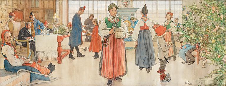 Carl Larsson, "Nu är det jul igen".