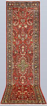 A Mehraban runner, approx. 309 x 83 cm.