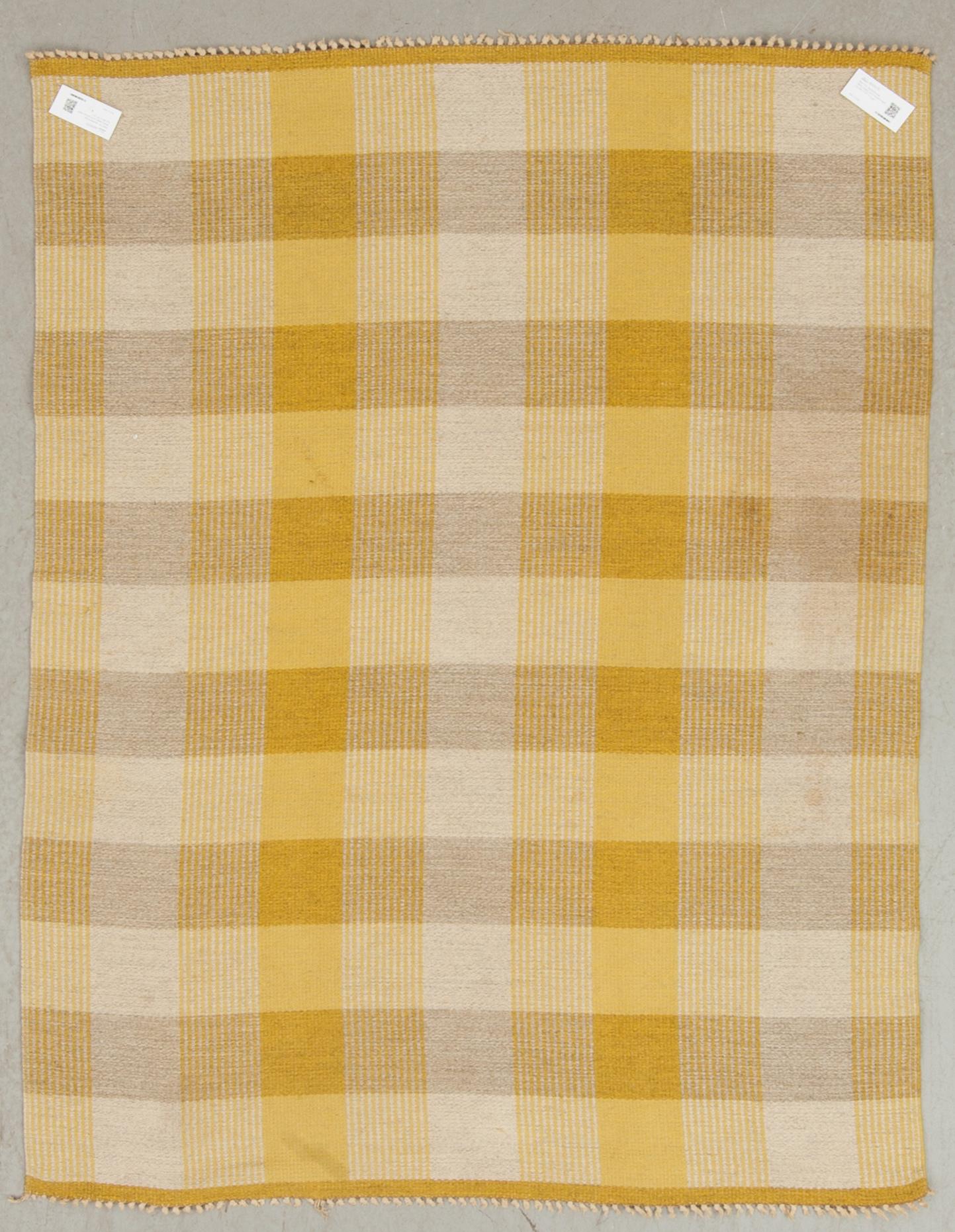 MATTA, dubbelsidig, 1900-talets mitt/andra hälft. Ca 185 x 137 cm.