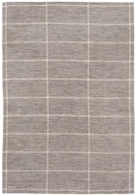 RUG. Flat weave (Rölakan). 204,5 x 141 cm. Signed NKT.