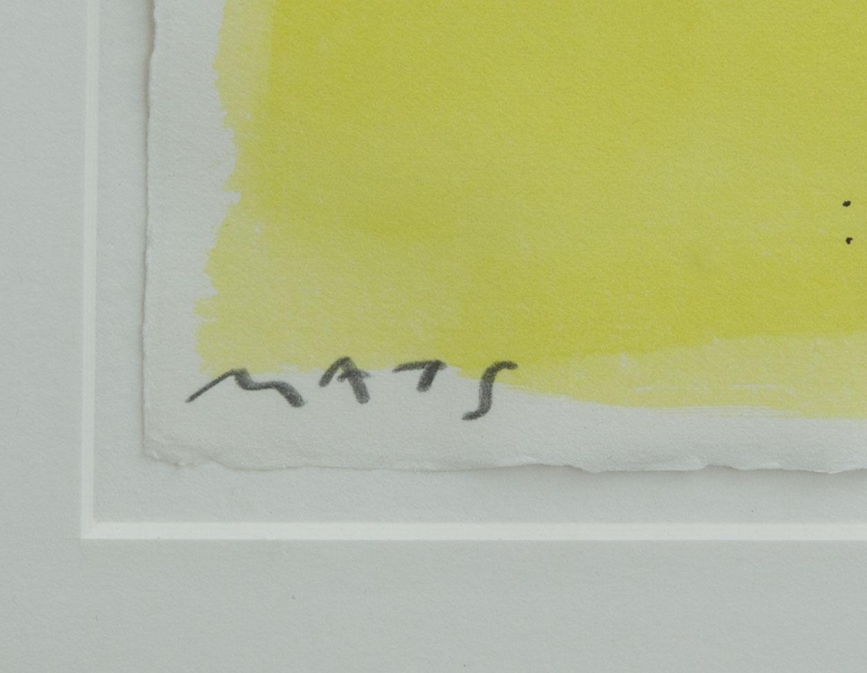 MATS GUSTAFSON, akvarell. Signerad.