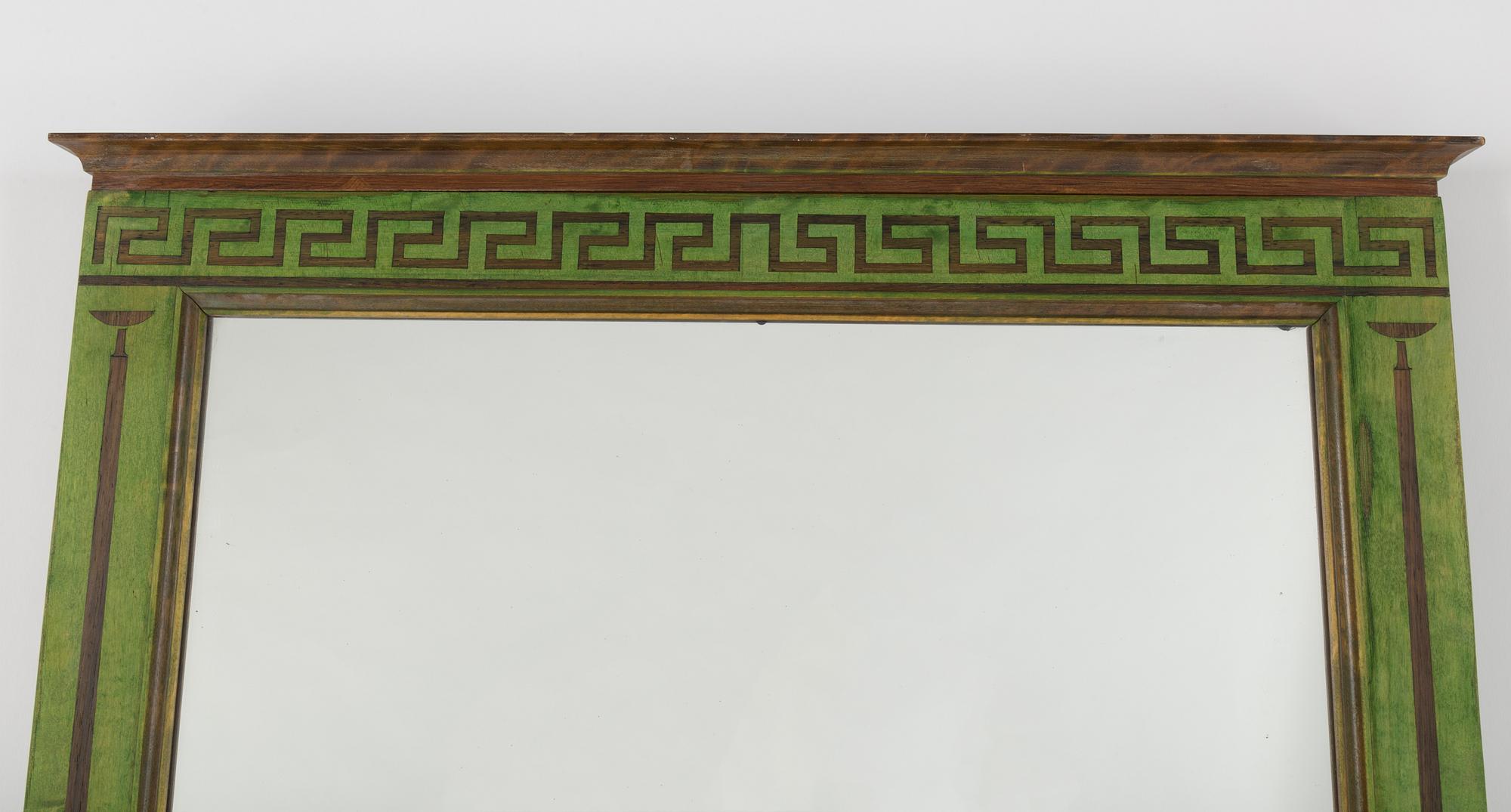 An 1920s Art Deco mirror.