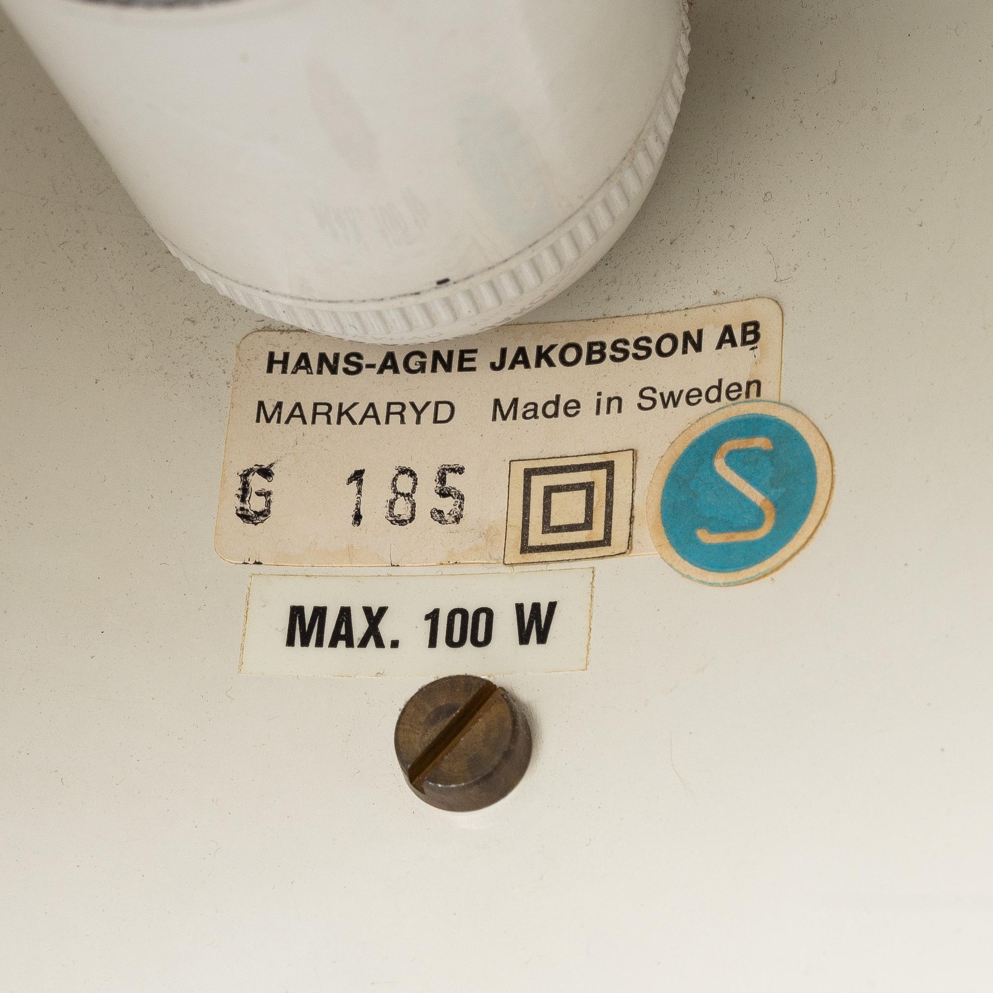 Hans-Agne Jakobsson, floor lamp, model G-185, Markaryd, 1960s/70s.