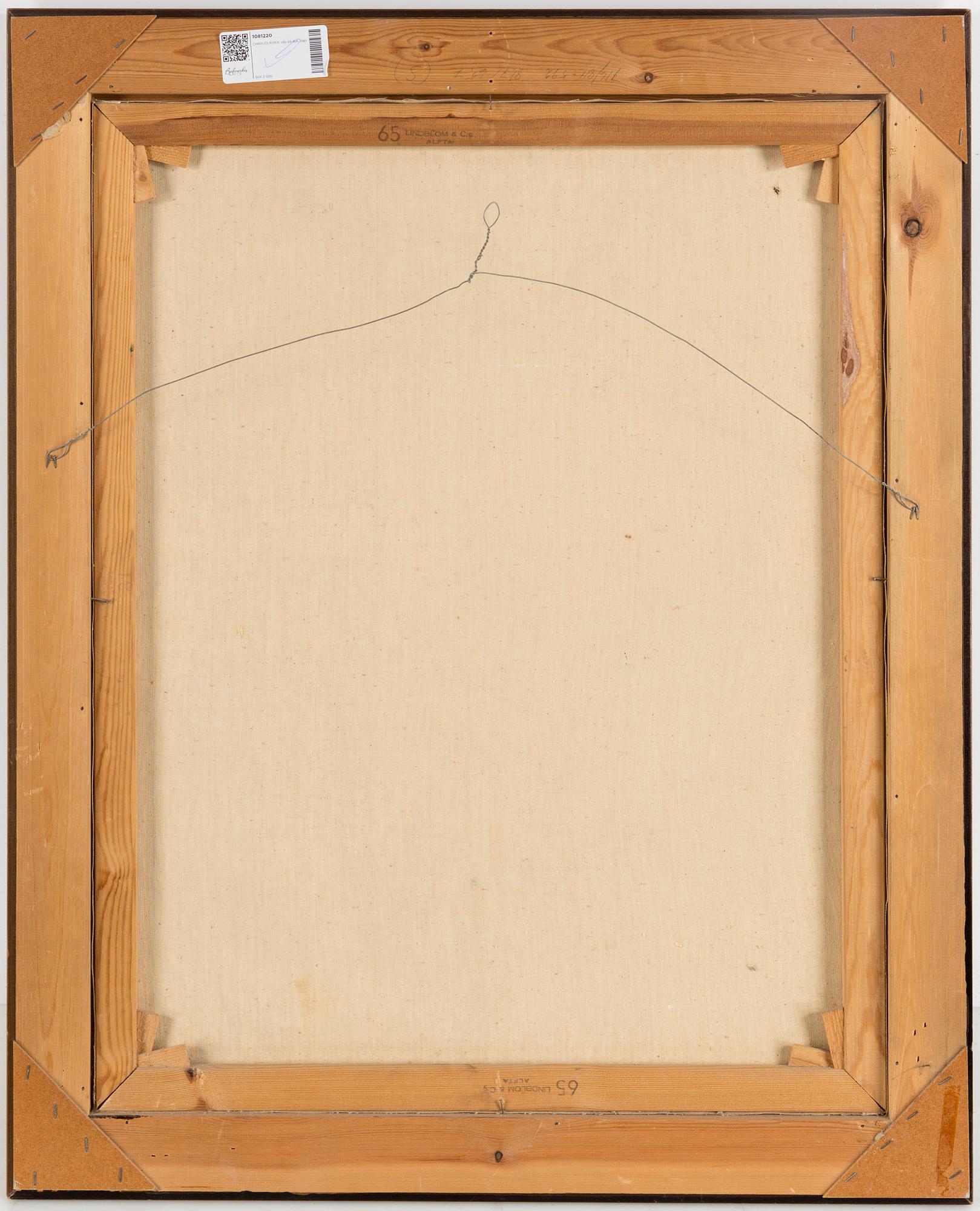 CHARLES ROKA, oil on canvas, - Bukowskis