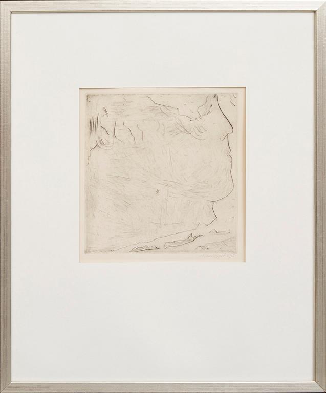 Hans Wigert, etching singed and numbered 2/15.