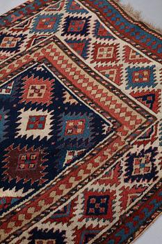 A RUNNER, an antique Kazak Borchalou, ca 357 x 114,5 cm.