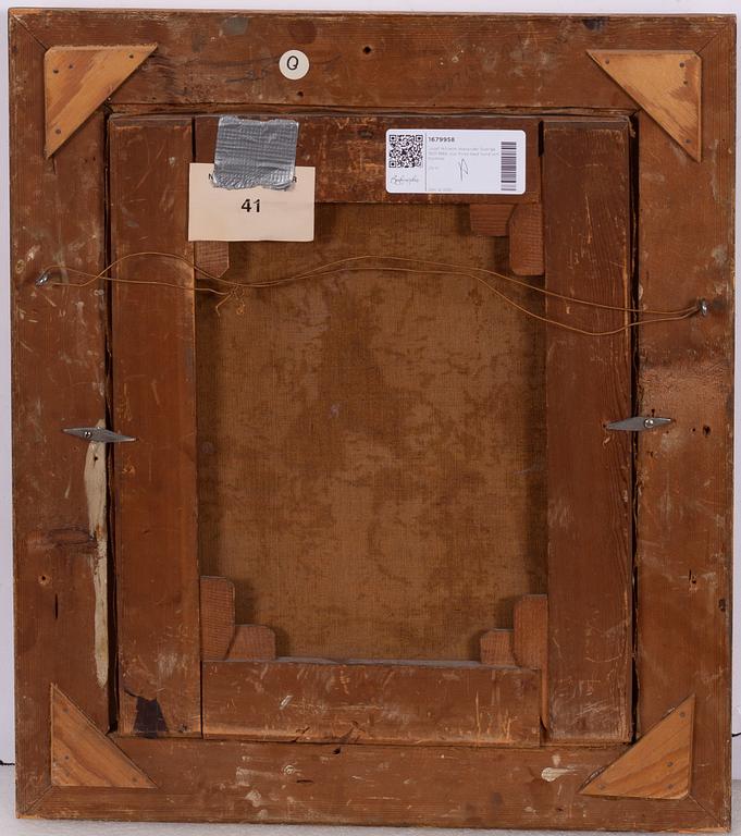 Josef Wilhelm Wallander, Girl with a dog and a drum.