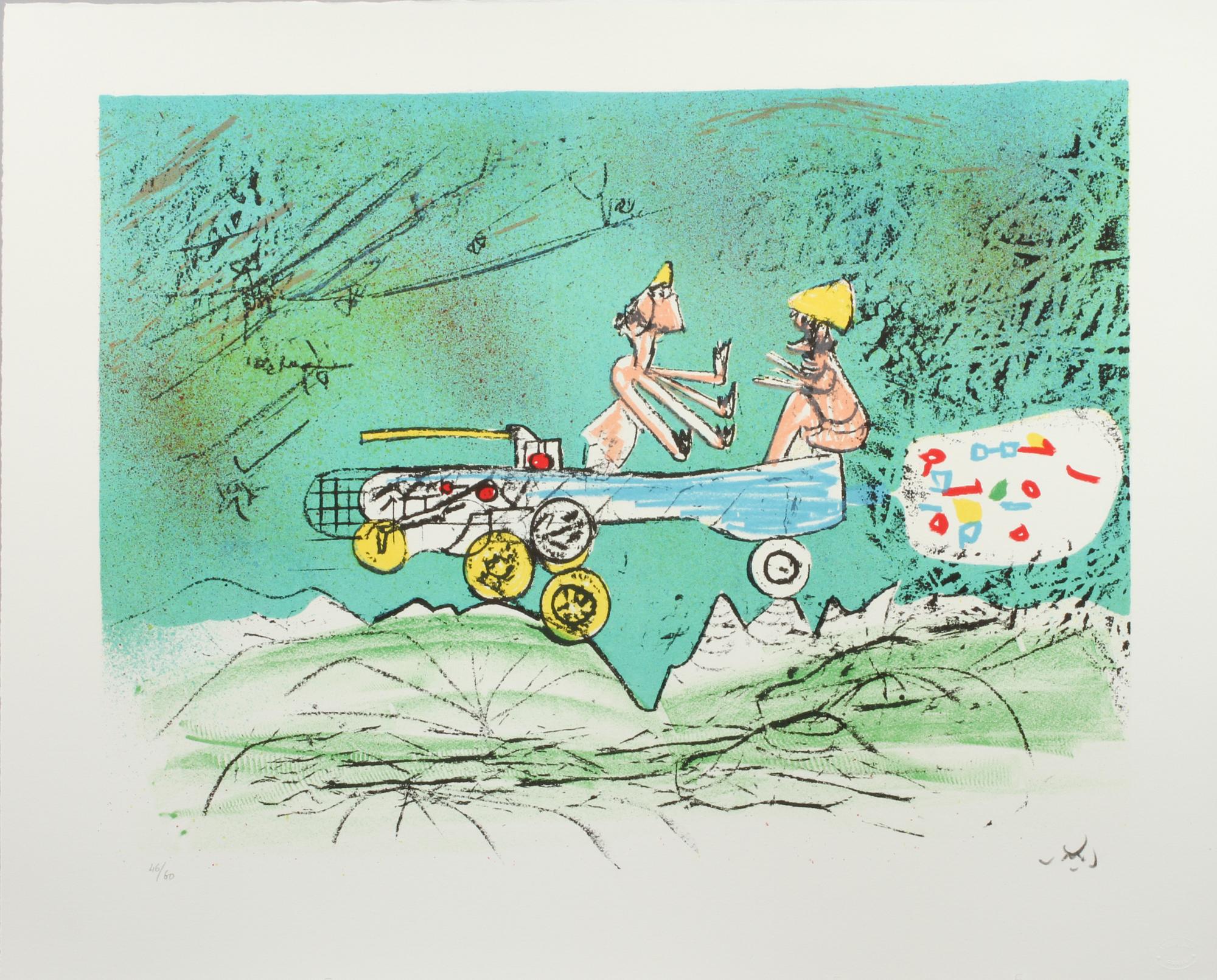 ROBERTO MATTA, litografi, signerad och numrerad 46/60.