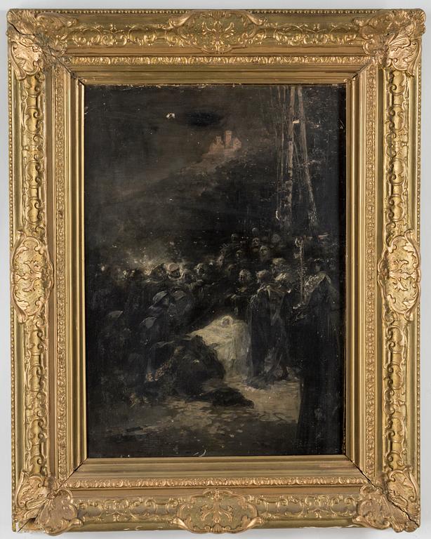 FRIEDRICH STAHL, oil on canvas, signed.