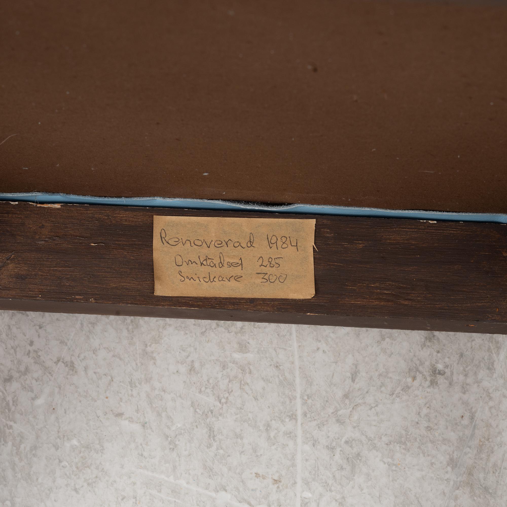 A pair of Baltic late Empire mahogany open armchairs, ca 1840.