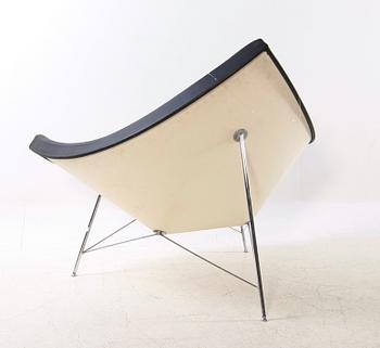 FÅTÖLJ. "Coconut", design George Nelson, Vittra, formgiven 1955.