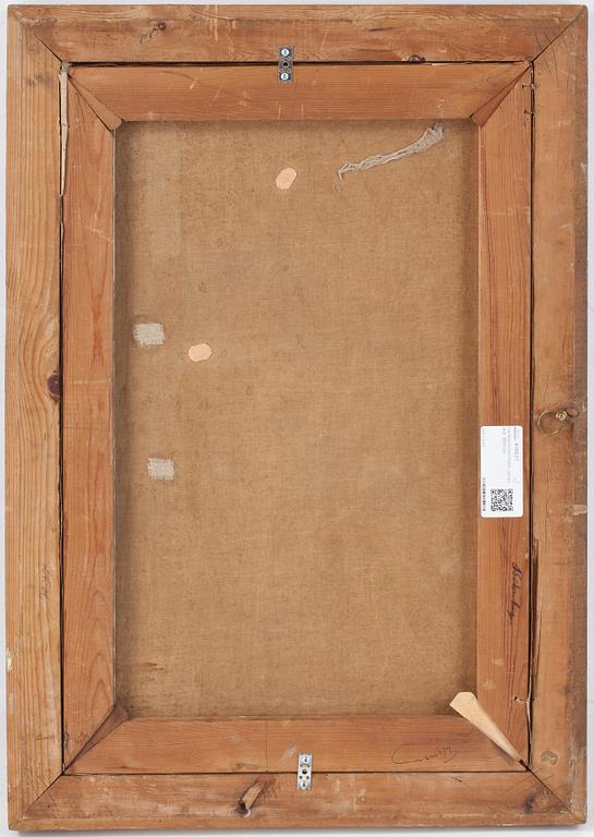 OKÄND KONSTNÄR, olja på duk, 1800-tal.