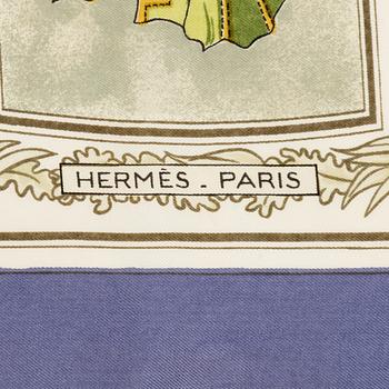 Hermès, scarf, "La Tenue de la Vénerie".