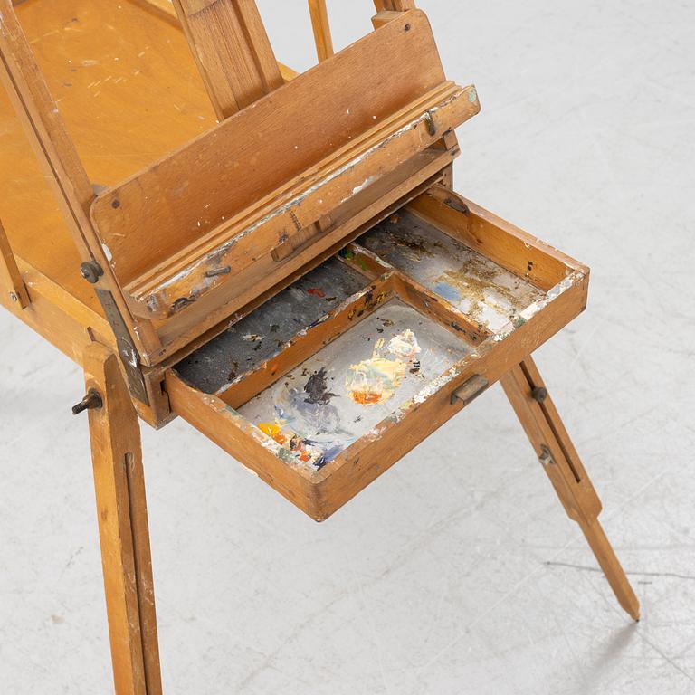 An easel, Beckers, first half of the 20th Century.