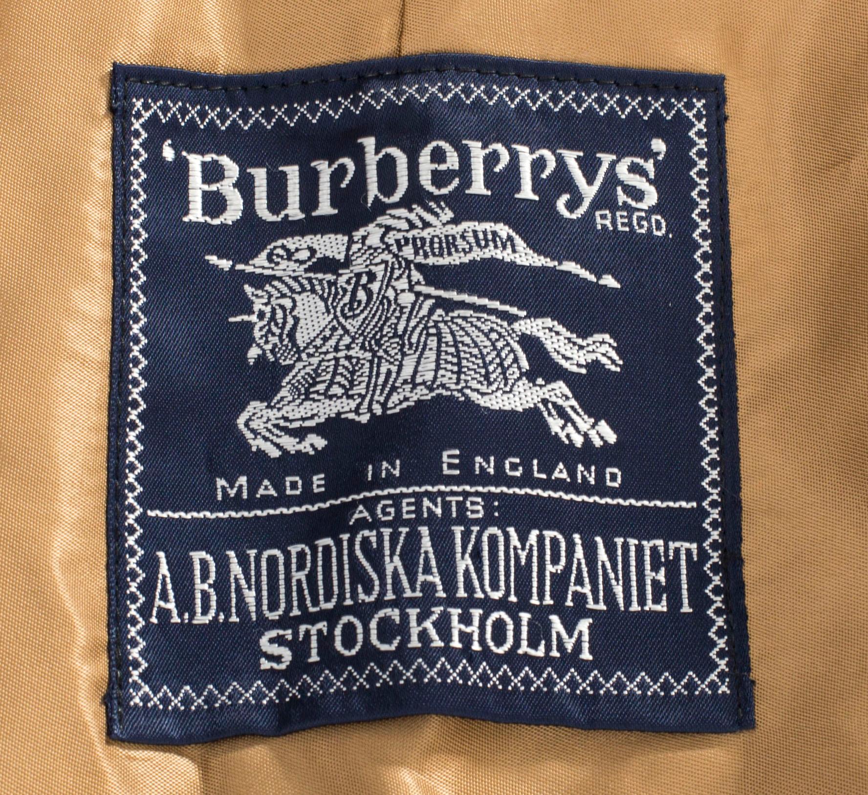 BURBERRY, kappa/ trenchcoat, dam, storlek UK 16.