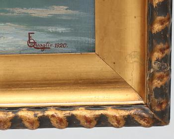 EUGEN QUAGLIO, olja på duk. Sign o dat -20.