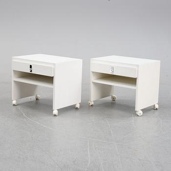 A pair of 'Avanti' bedside tables, Dux, 1980's.