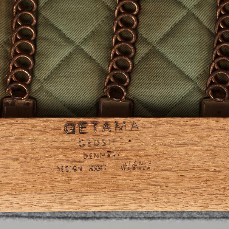 HANS J WEGNER, fåtölj, "GE 240", "Cigarren" Getama, Danmark, 1950-60-tal.