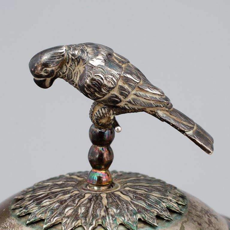 SOCKERSKÅLAR, ett par, silver, empire, Jonas Lindberg,  Stockholm, 1825. Tot vikt 547 g,